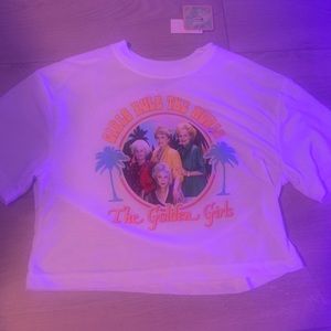 Golden girls Aeropostale cropped crew neck T XS